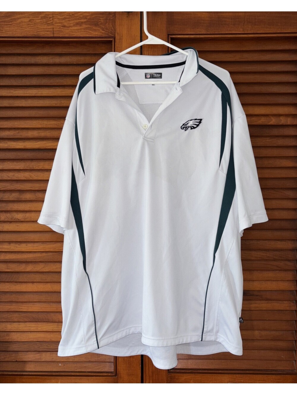 Philadelphia Eagles NFL Football Team Apparel Short Sleeve Shirt White Men's 2XL